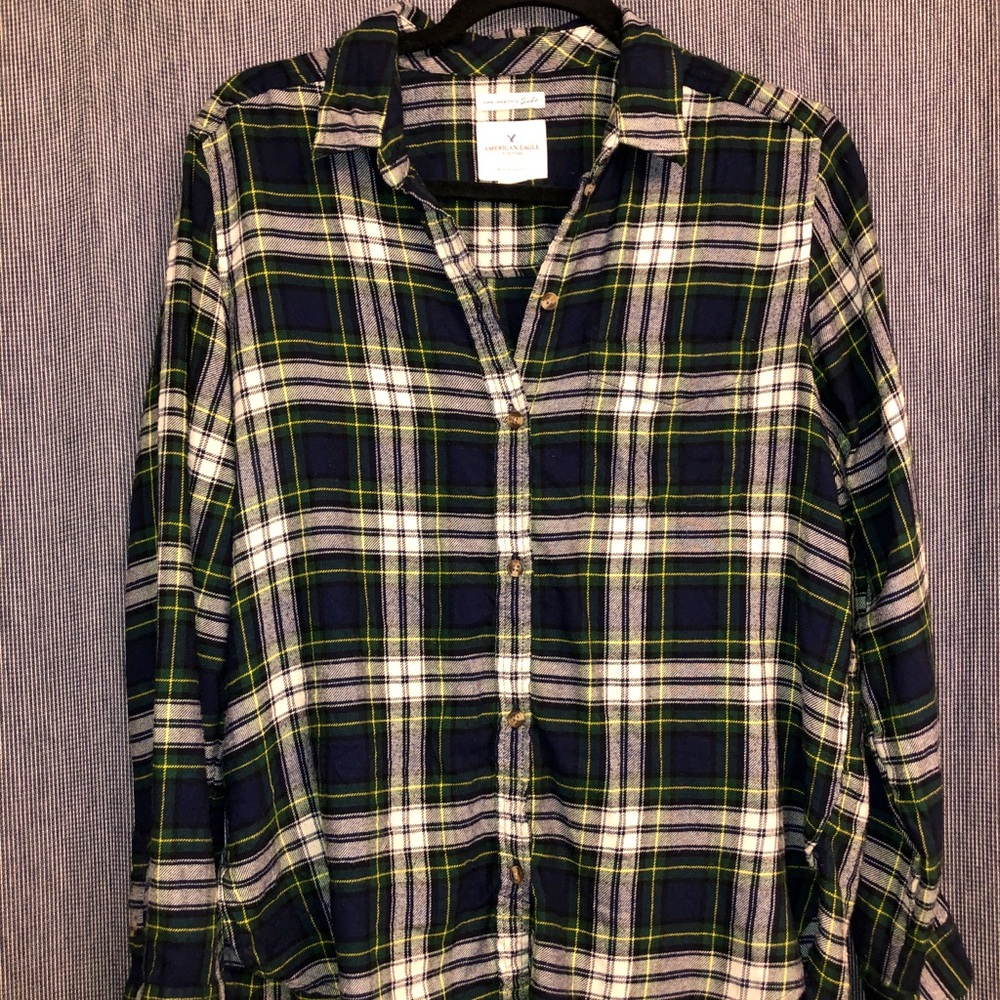 American Eagle Flannel - Boyfriend Fit